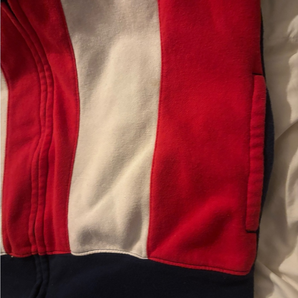 Marvel • Red, White & Blue •  Zip-Up • Unisex • Captain America • Fun • Hoodie • - Picture 15 of 16